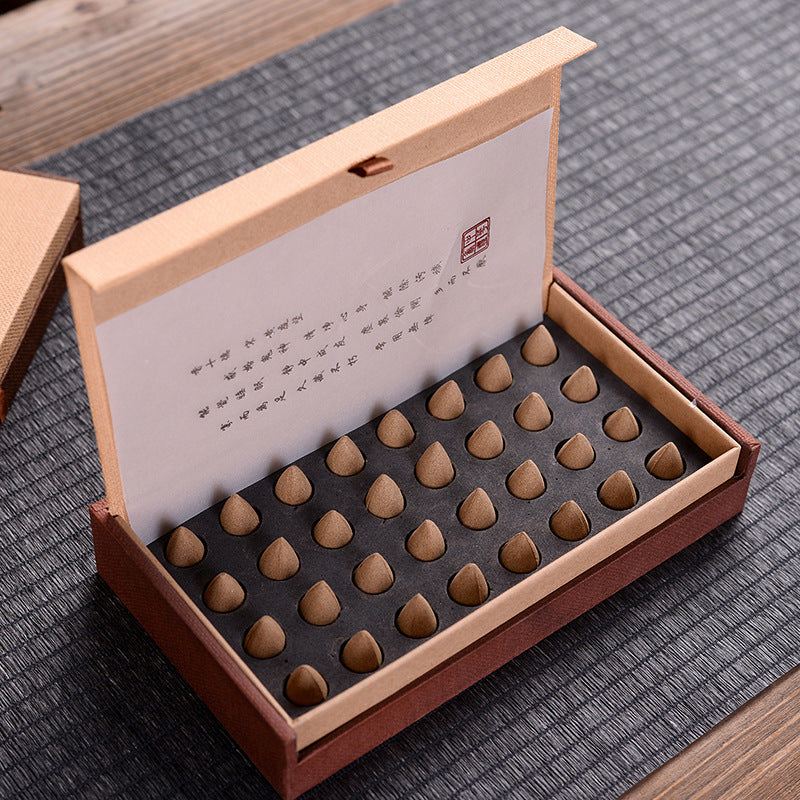 32pcs Handmade Natural Backflow Incense Cones
