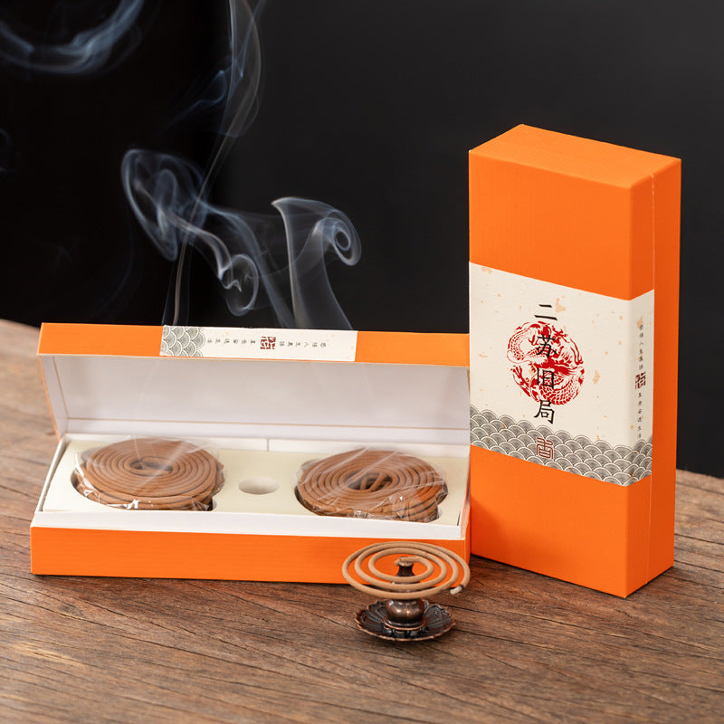2h/coil Small Handmade Natural Aroma Coil Incense
