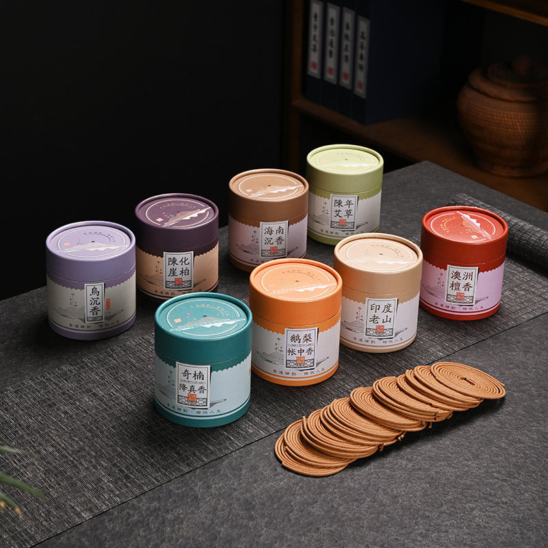4h/coil Big Handmade Natural Aroma Coil Incense